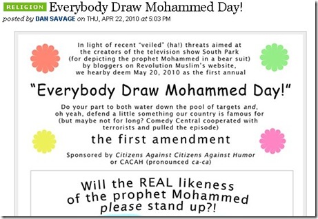 BOYCOT Everybody Draw Muhammed Day