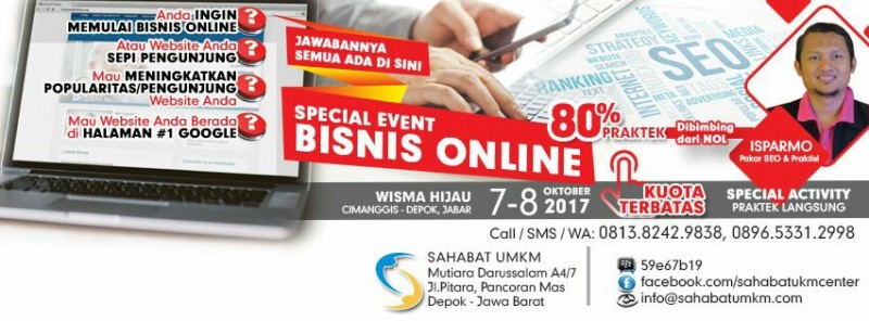 Pelatihan (digital) Internet Marketing di Depok Jakarta 2017