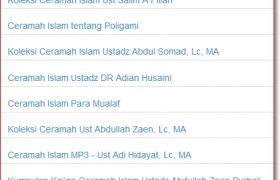 Download ceramah islam mp3 ustadz Abdul Somad dll