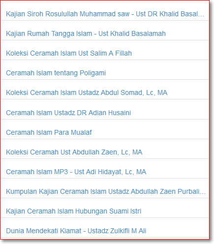 Download ceramah islam mp3 ustadz Abdul Somad dll